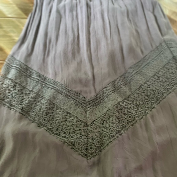 Altar’d State Maxi Dress Dusty Blue size S lined - Picture 12 of 12